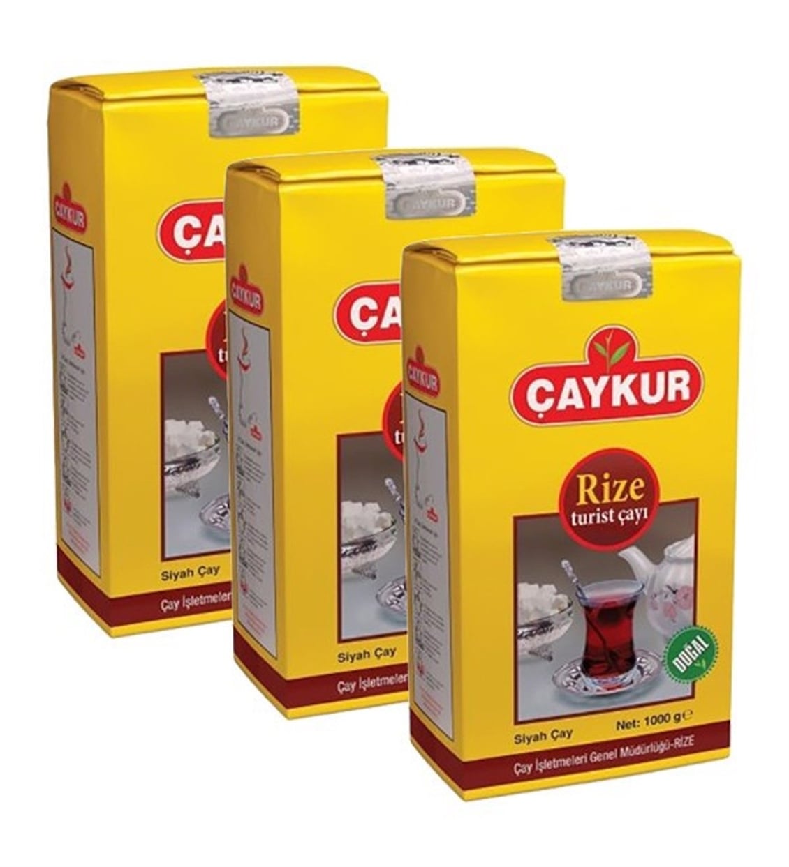 Etc.Caykur Rıze Turıst 1000 Gr X 3