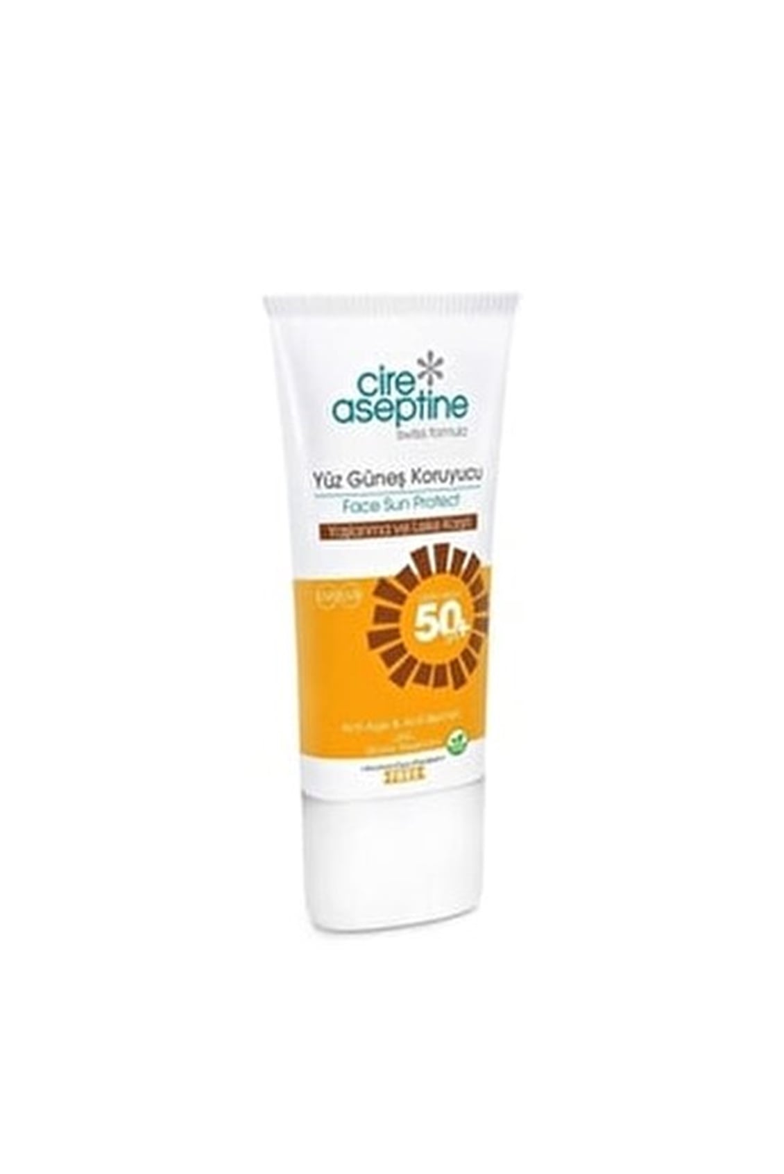 Cire Aseptine Güneş Kremi SPF 50+ Yüz Güneş Koruyucu