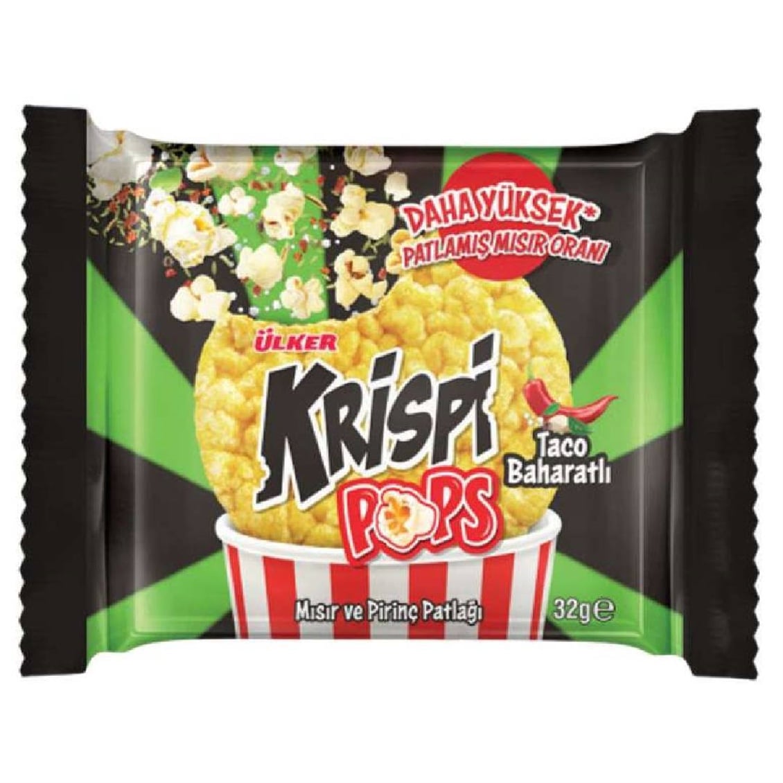 Ülker Krispi Pops Mısır Taco 32 Gr