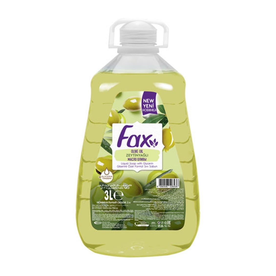 Fax Sıvı Sabun Zeytinyağlı 3 Lt