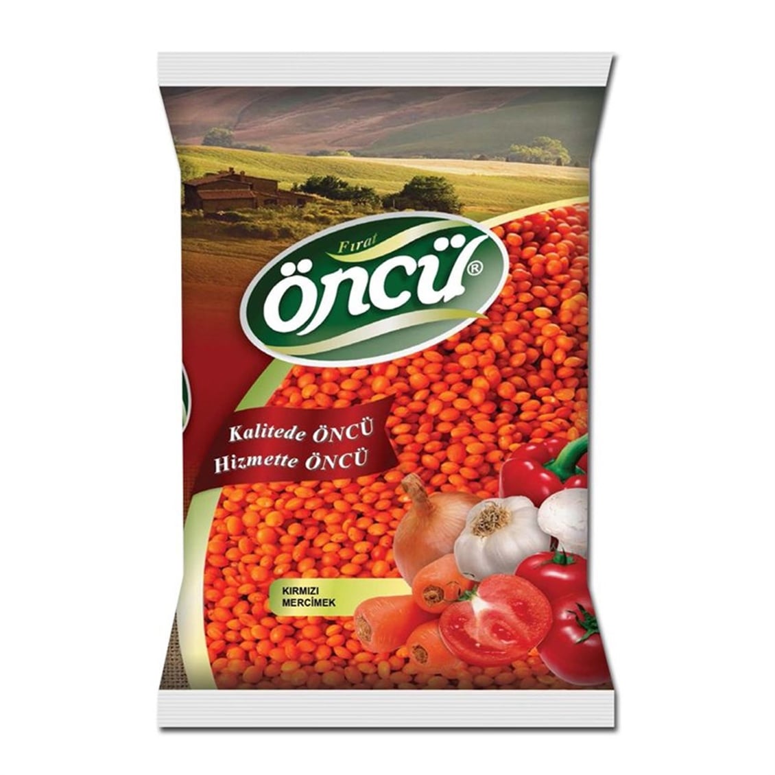 Öncü Kırmızı Mercimek  2 Kg