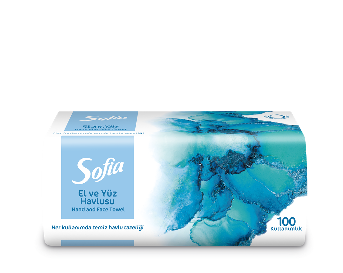 Sofia El Yüz Havlusu 100'Lü