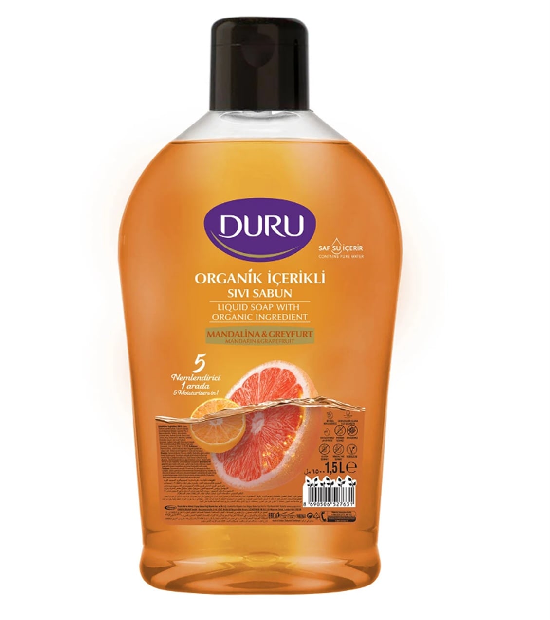 Duru Sıvı Sabun Mandalina & Greyfurt 1.5 Lt