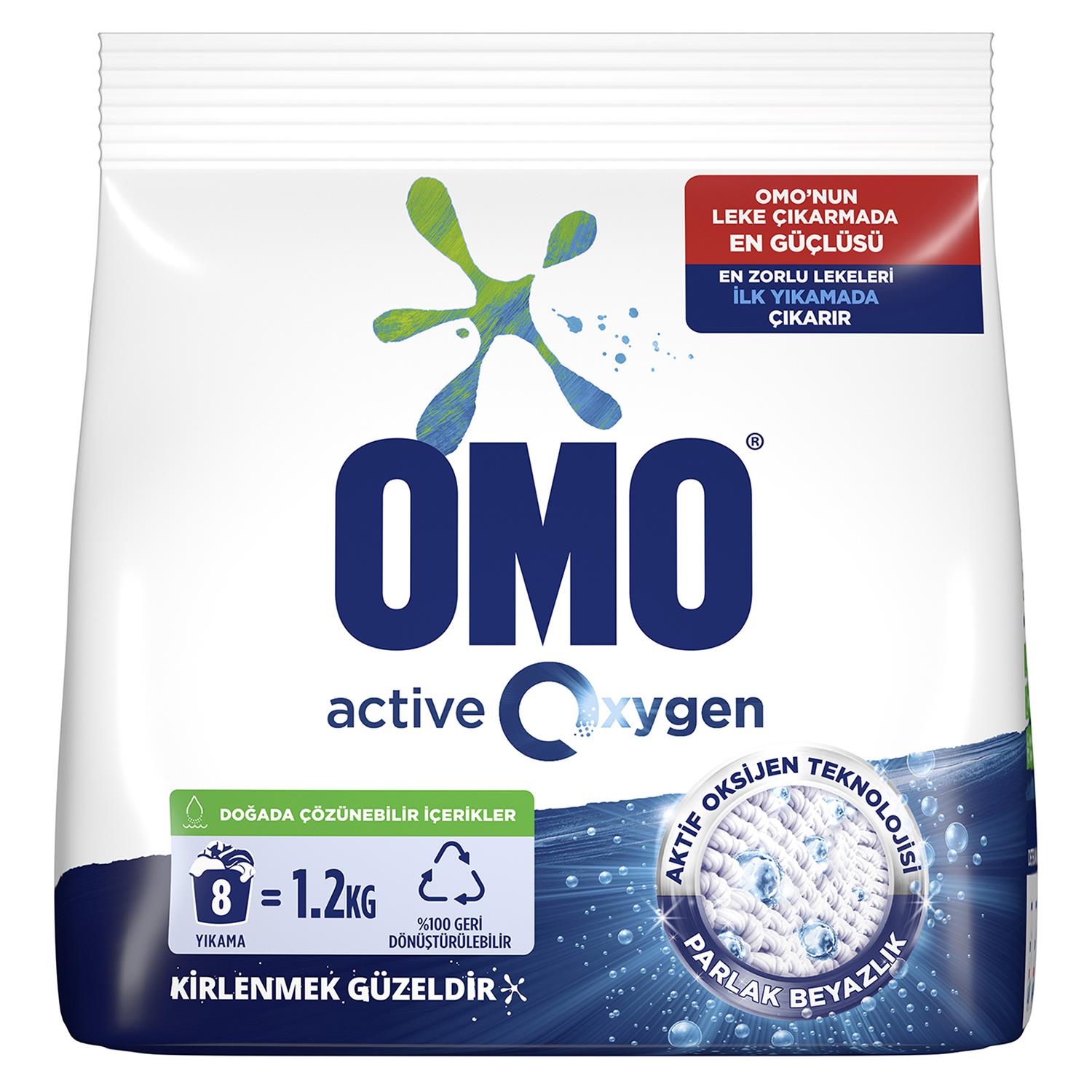 Omo Matik Active Oxygen Toz Deterjan 1.2 kg