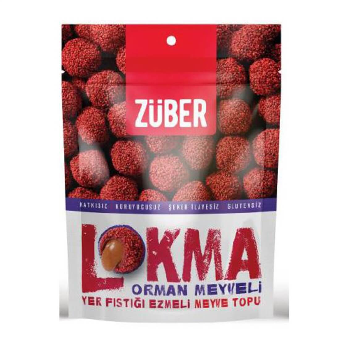Züber Lokma Orman Meyveli Fıstık Ezmeli 96 gr