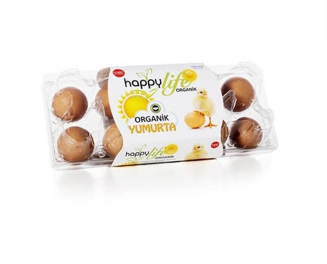Happy Life Organik Yumurta 8'li