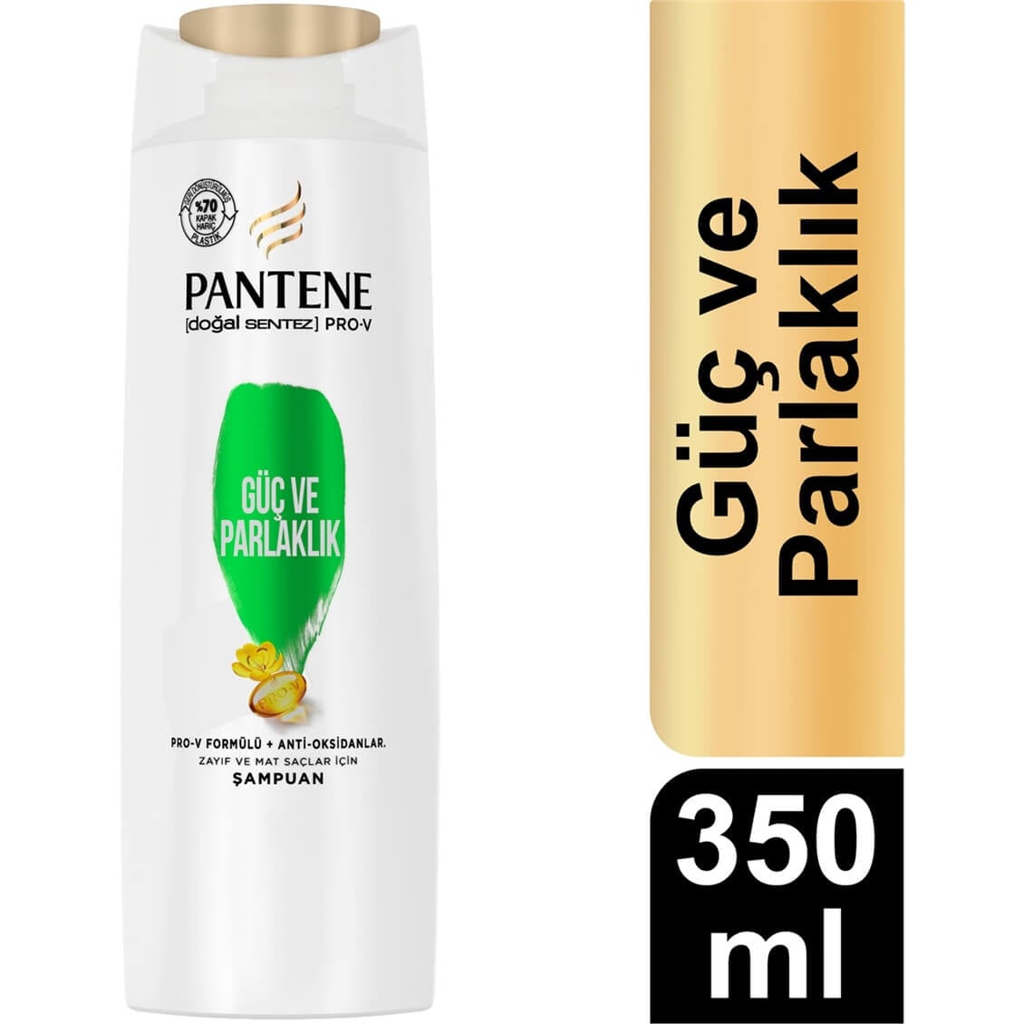 Pantene Doğal Sentez Güç ve Parlaklık Şampuan 350 ml