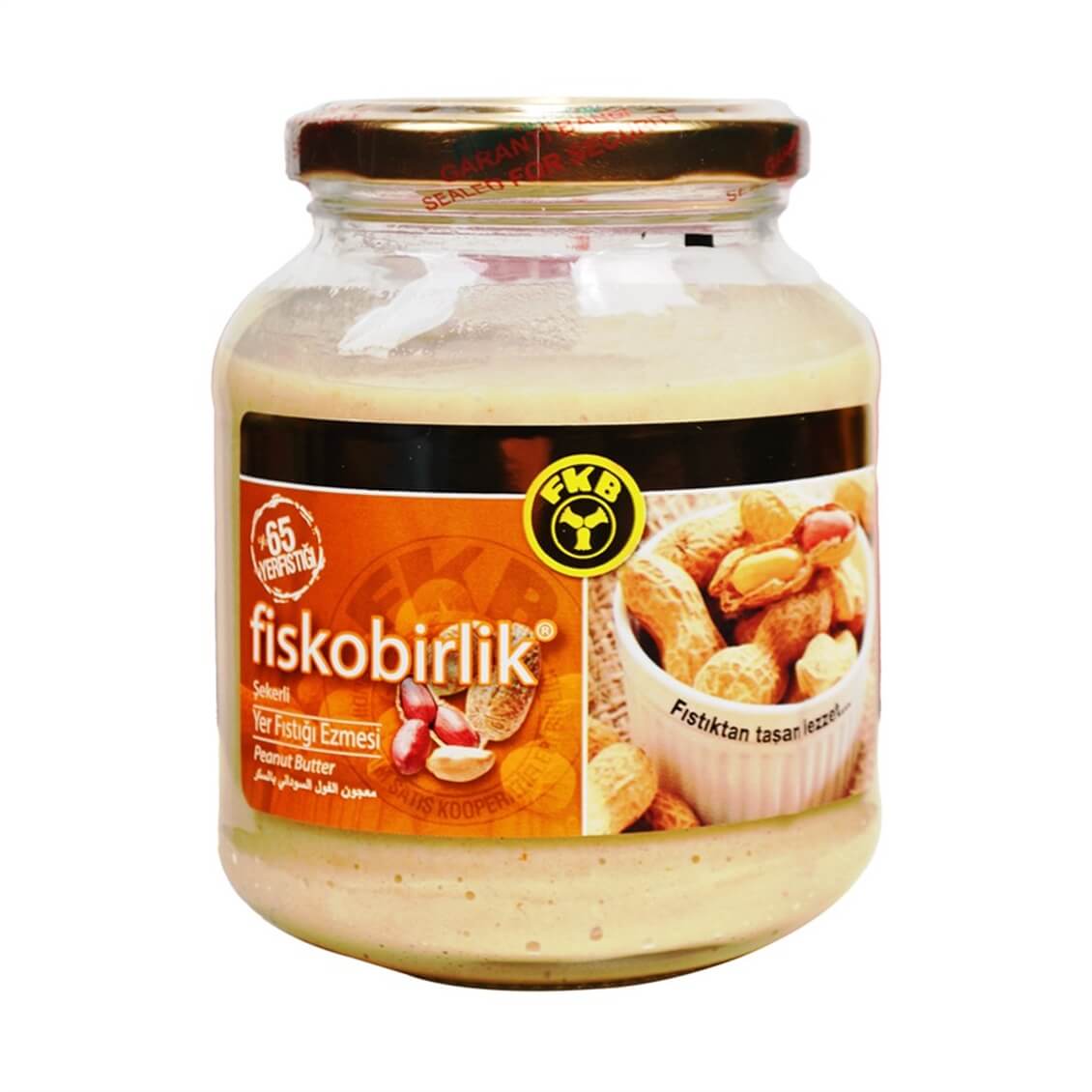 Fiskobirlik Yer Fıstığı Ezmesi Cam 300 gr