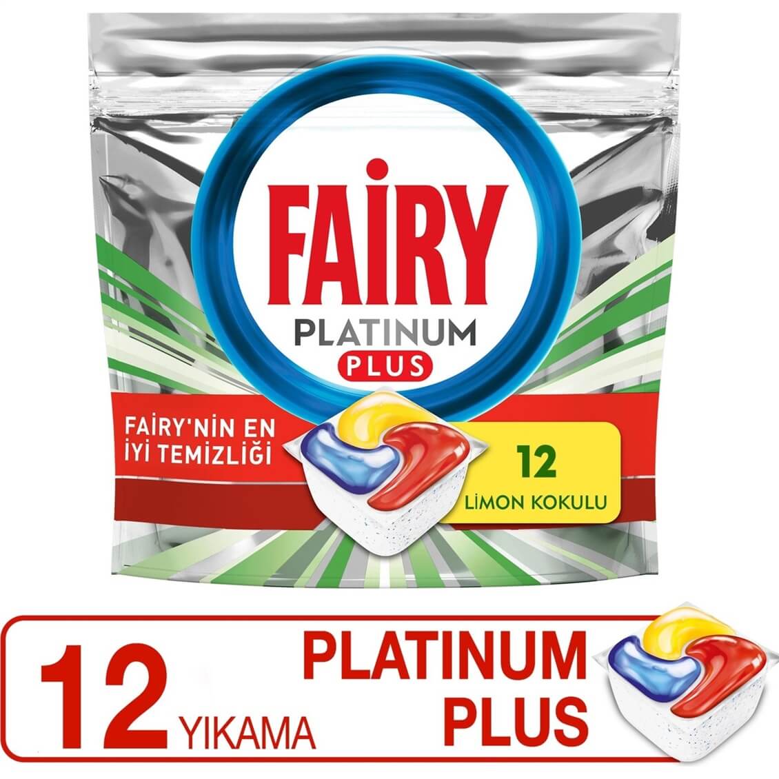 Fairy Platinum Plus Bulaşık Makinası Kapsülü 12'li