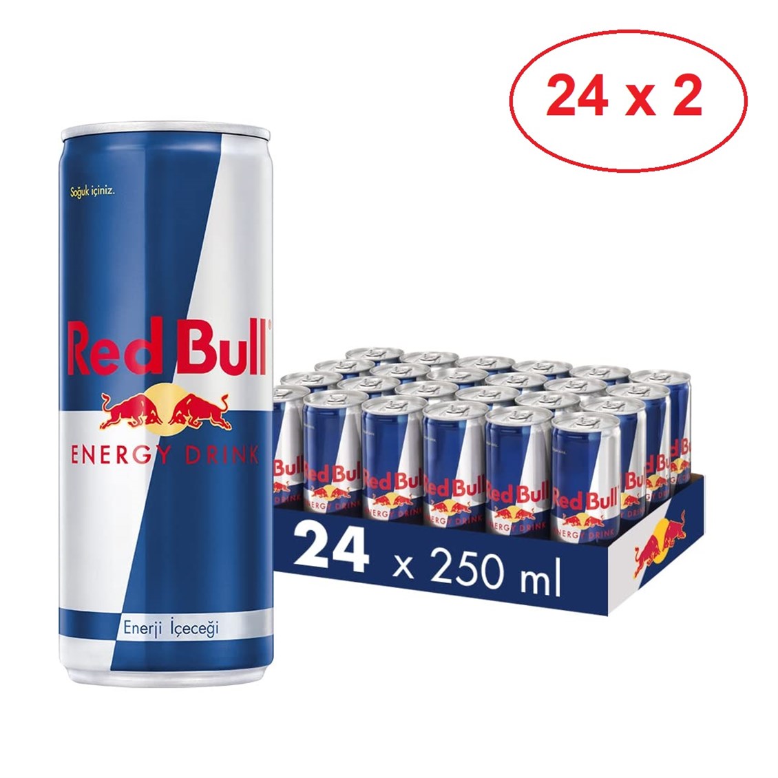 Red Bull Enerji İçeceği 250 ml 24'lü 2 Adet
