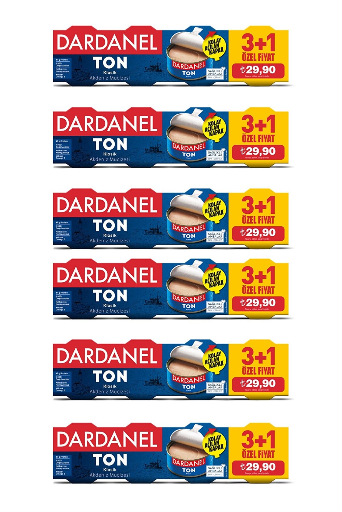 ETC.DARDANEL TON 4*75 GR X 6 ADET
