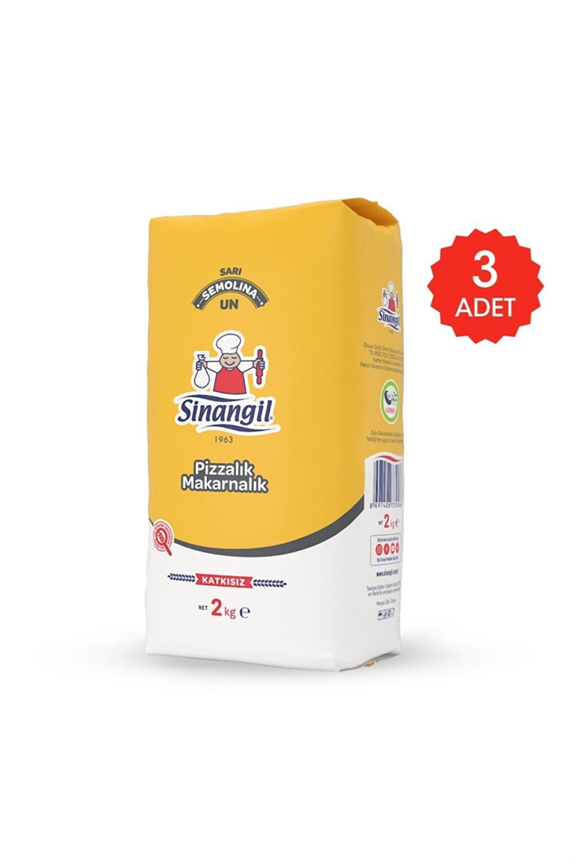 ETC.SINANGIL PIZZALIK-MAK. 2 KG X 3 ADET