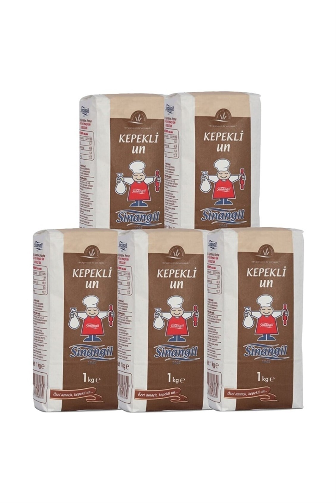 ETC.SINANGIL UN KEPEKLI 1 KG X 5 ADET