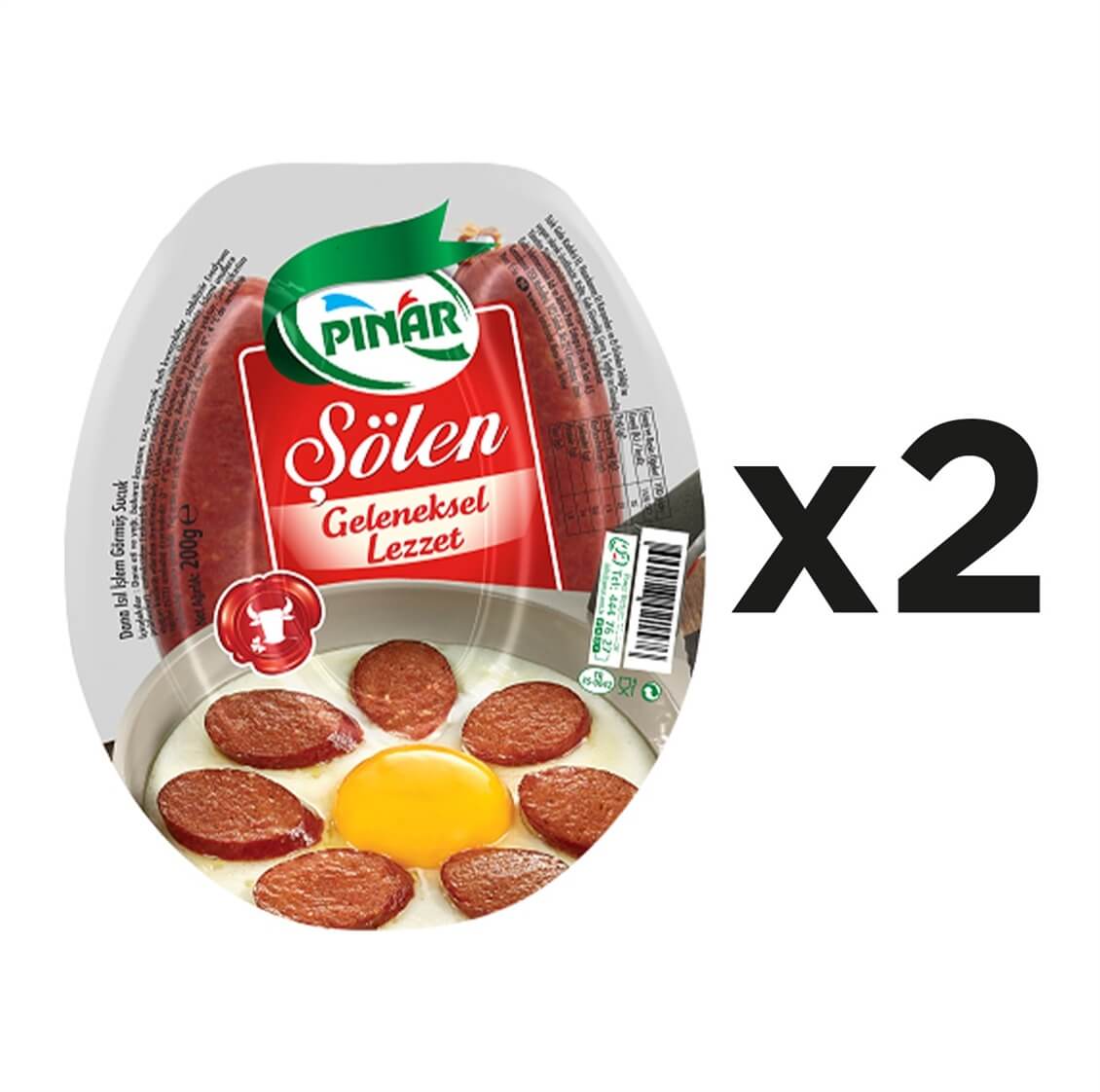 Pınar Sucuk Şölen 180 gr 2'li