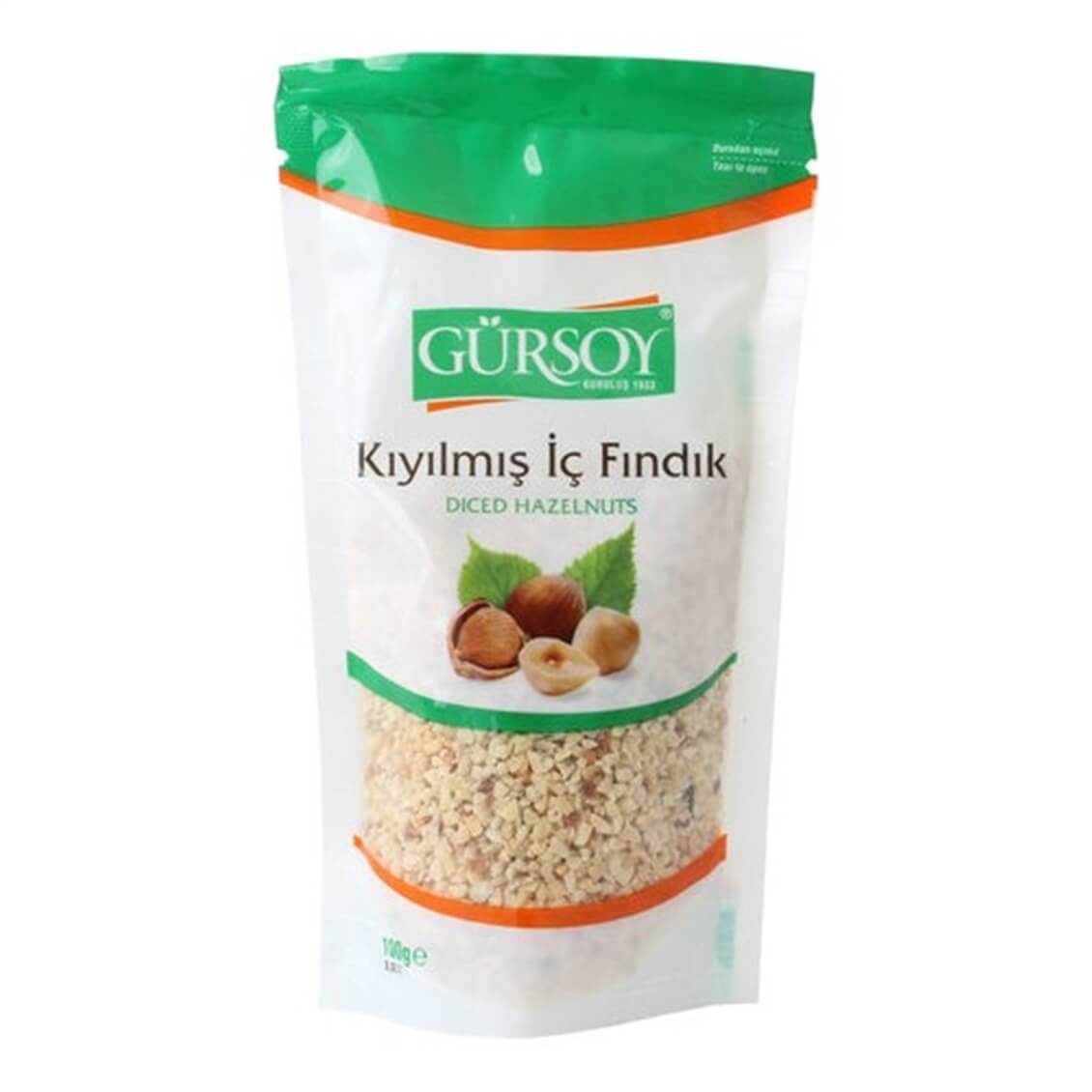 Gürsoy Kıyılmış İç Fındık 100 gr