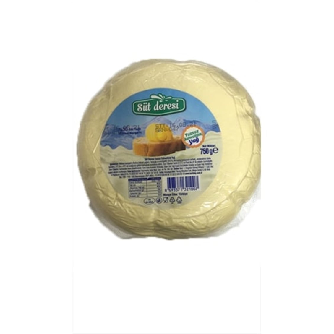 Süt Deresi Bitkisel Yağ Tuzsuz 750 gr