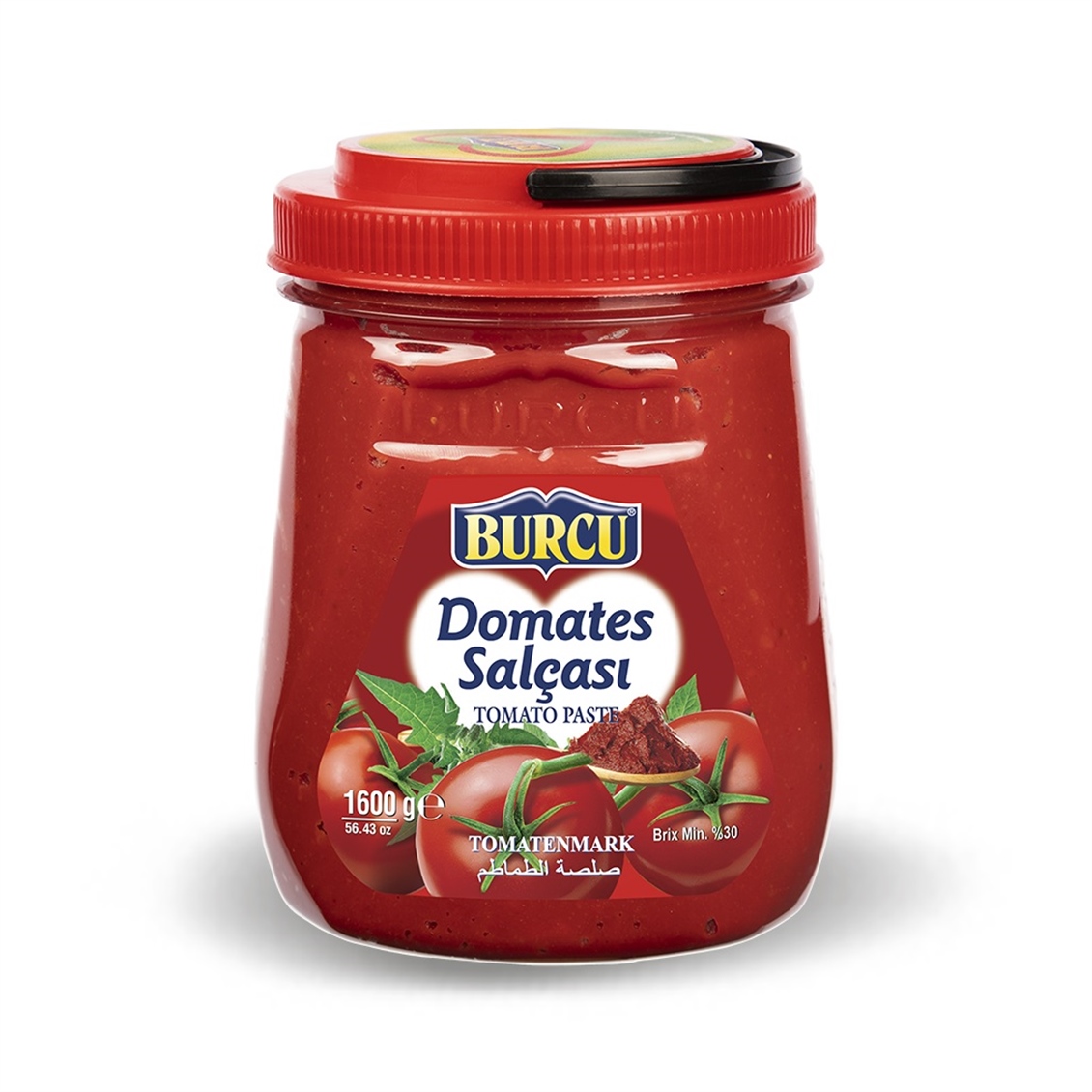 Burcu Domates Salçası Cam 1600 gr