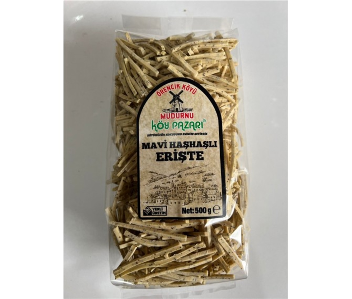 Mudurnu Mavi Haşhaşlı Erişte 500 gr