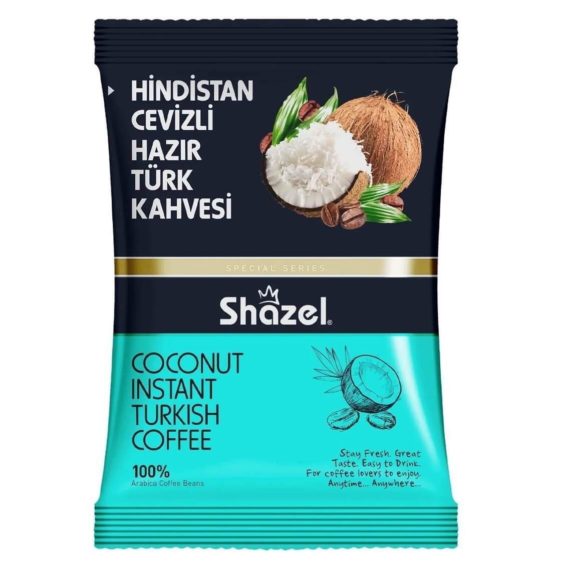 Shazel Hindistan Cevizli Hazır Türk Kahvesi 100 gr