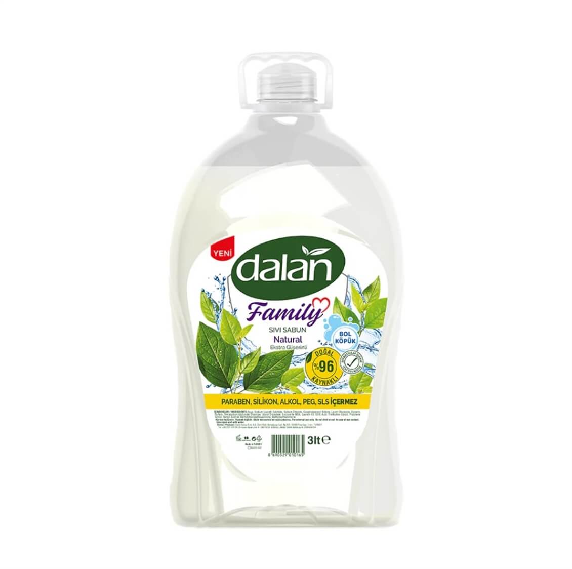 Dalan Family Sıvı Sabun Natural 3 lt