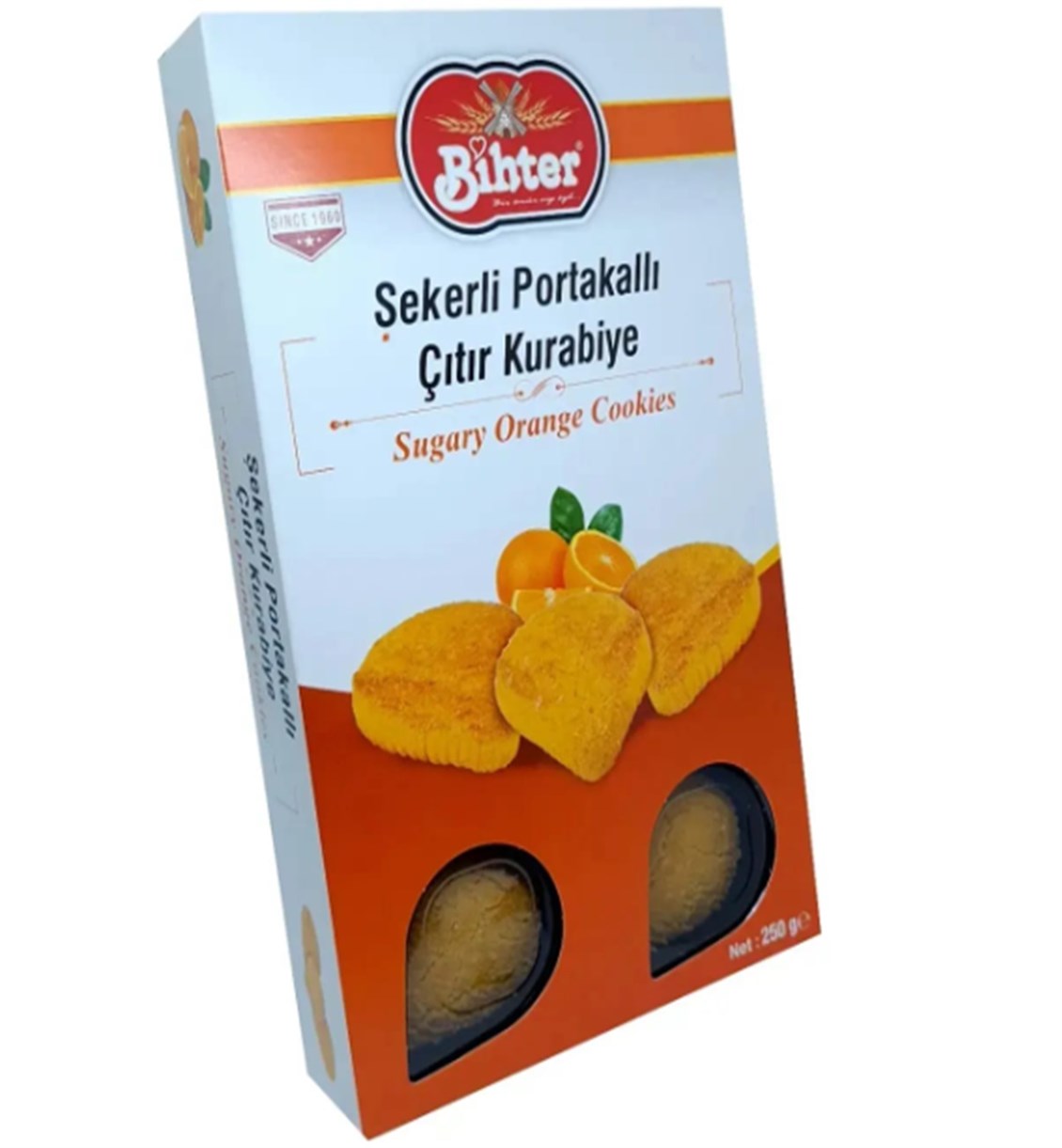 Bihter Kurabiye Şekerli Portakallı 250 gr