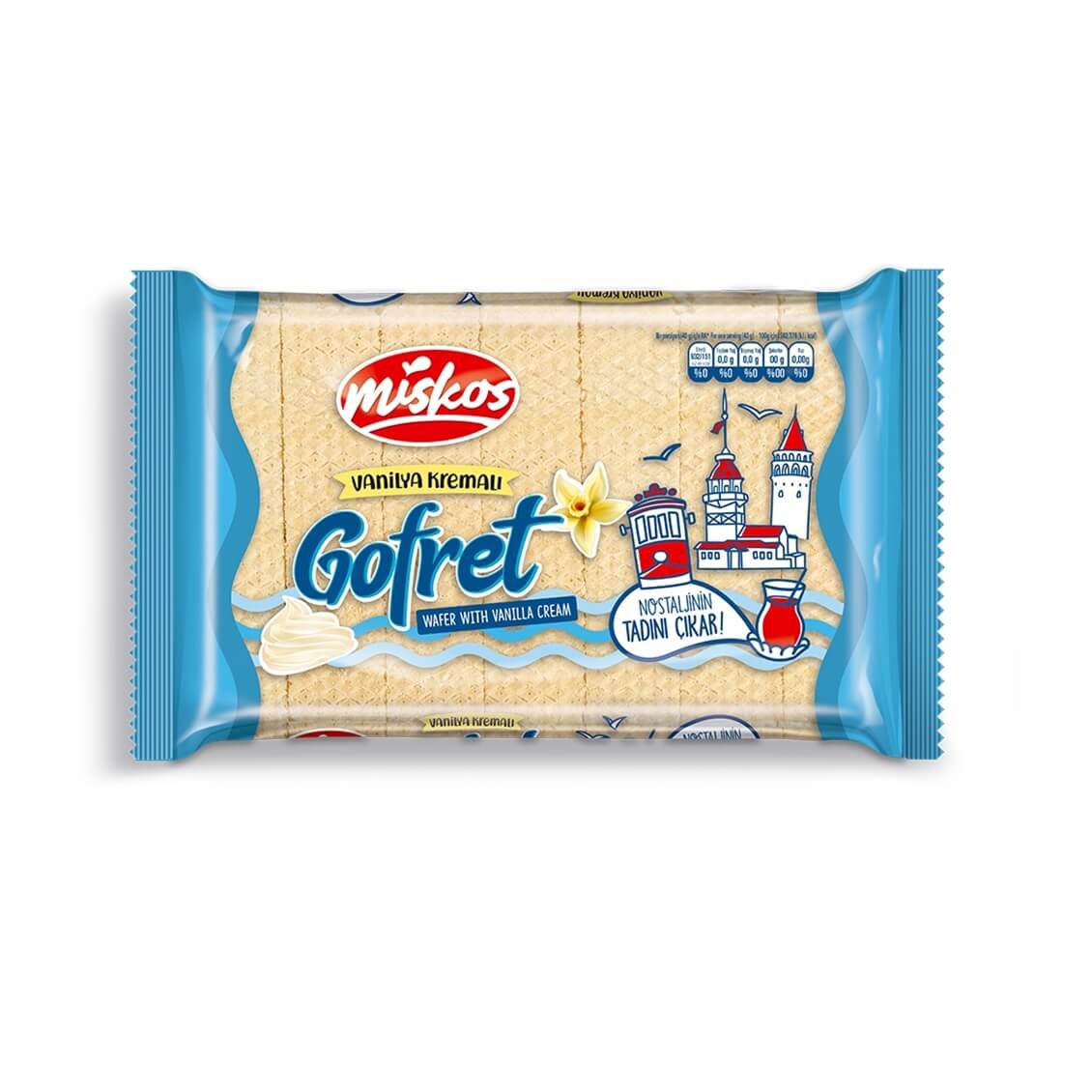 Miskos Gofret Vanilya Kremalı 200 gr