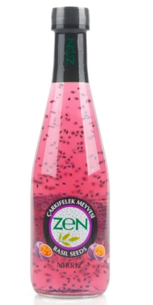 Zen Basil Fesleğen Tohumlu Çarkıfelek Meyveli İçeçek 330 ml