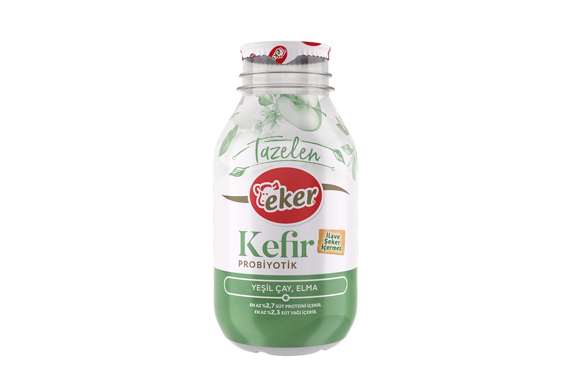 Eker Kefir Yeşil Çay ve Elmalı 290 ml
