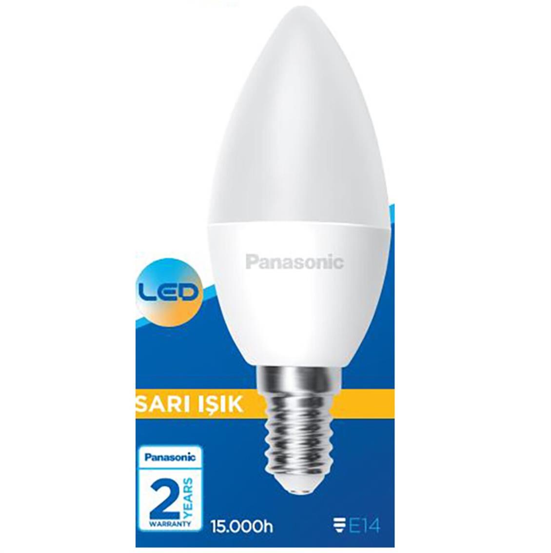 Panasonic 5W Led Ampul Sarı Işık E14