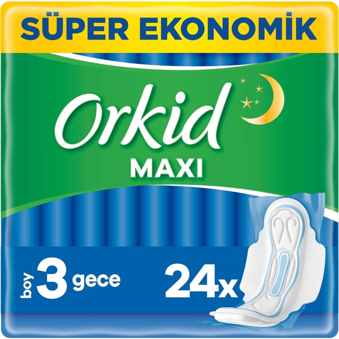 Orkid Maxi Dörtlü Gece 24'lü