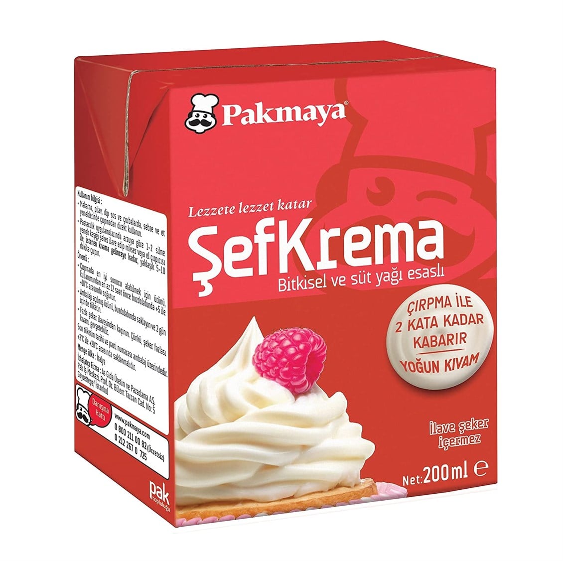 Pakmaya Krema 200 ml