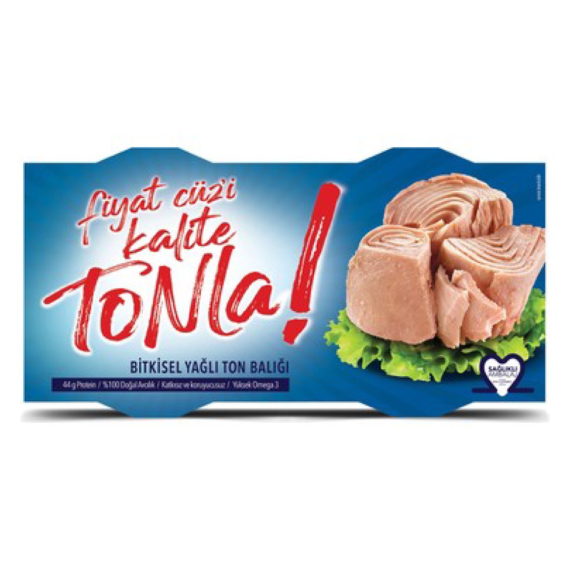 Kaliıte Tonla Ton Balığı Ayçiçek Yağlı 150 gr 2'li