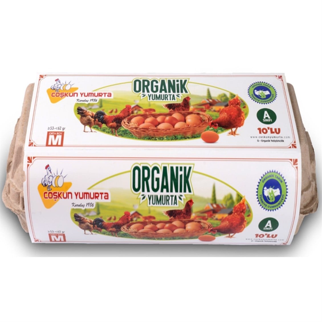 Coşkun Yumurta Organik 10'Lu 53-62 gr