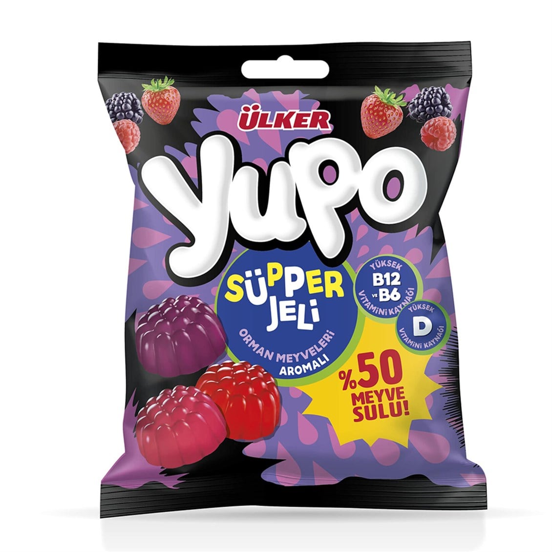 Ülker Yupo Süpper Jeli B&D Vitaminli Şekerleme 64 gr