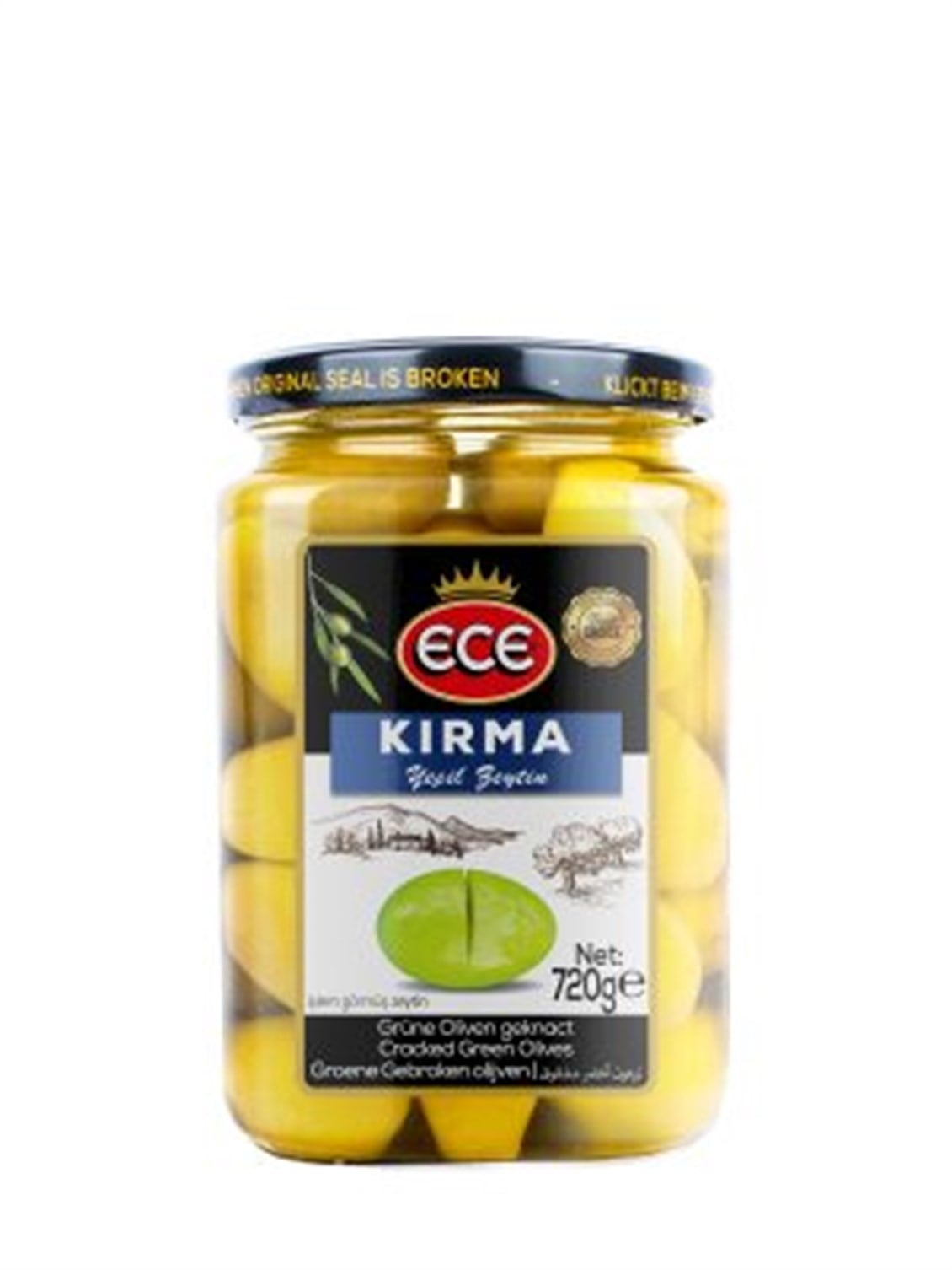 Ece Yeşil Zeytin Kırma 720 gr