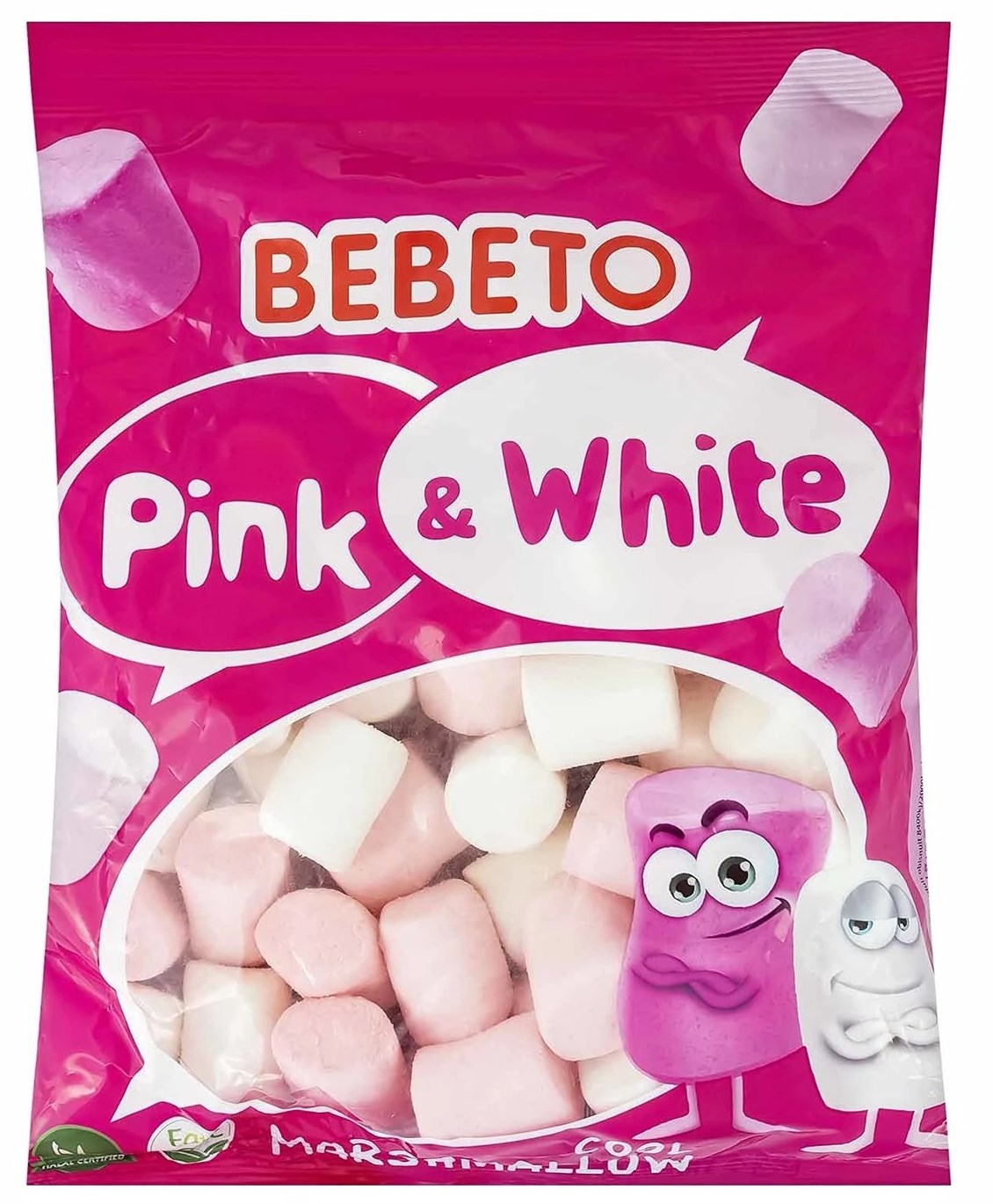 Bebeto Marsmallow Pembe Beyaz 70 gr