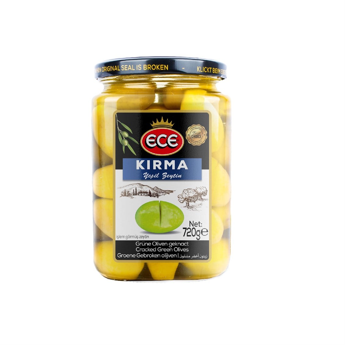 Ece Yeşil Zeytin Kırma 720 gr
