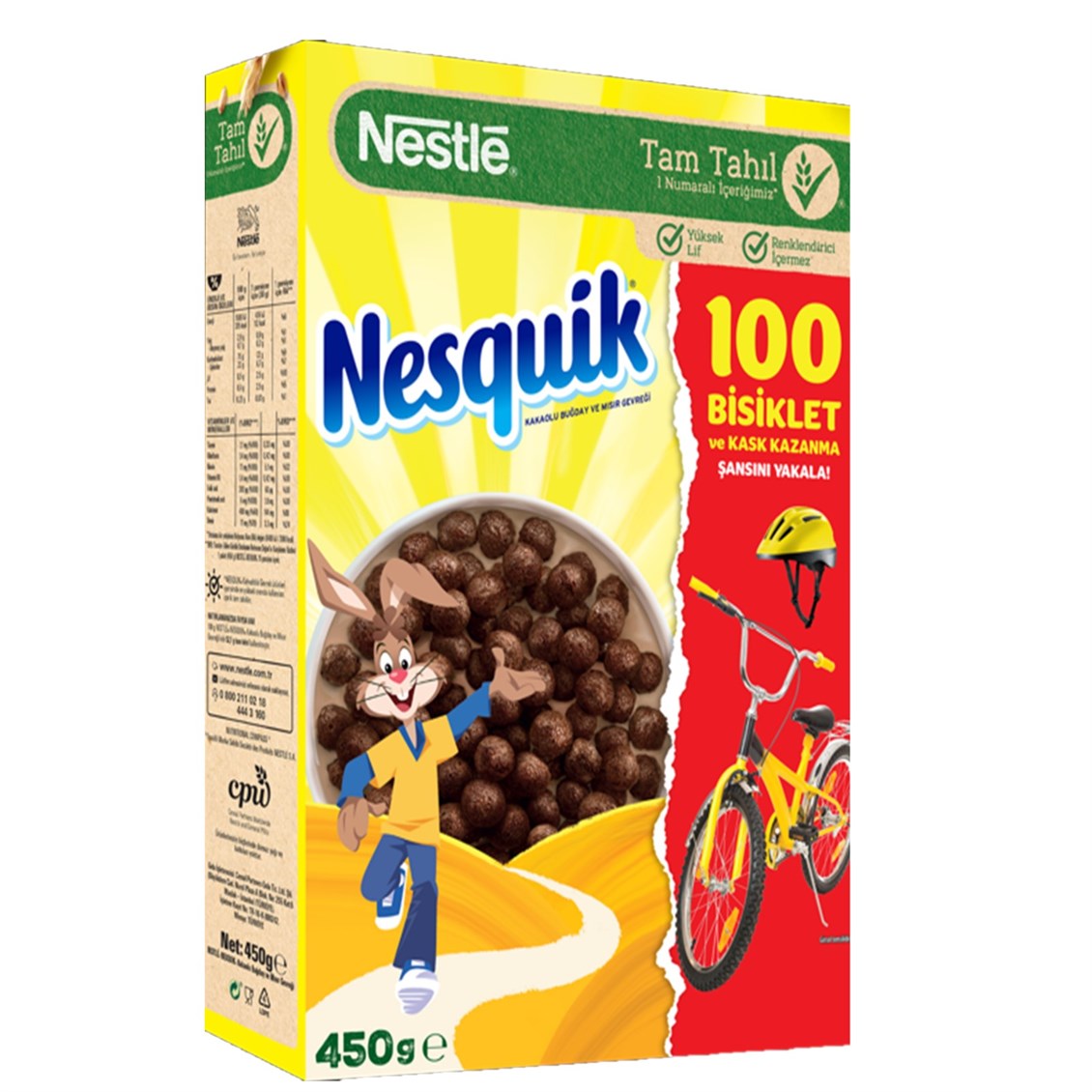 Nestle Nesquik Kutu Mısır Gevreği 450 gr