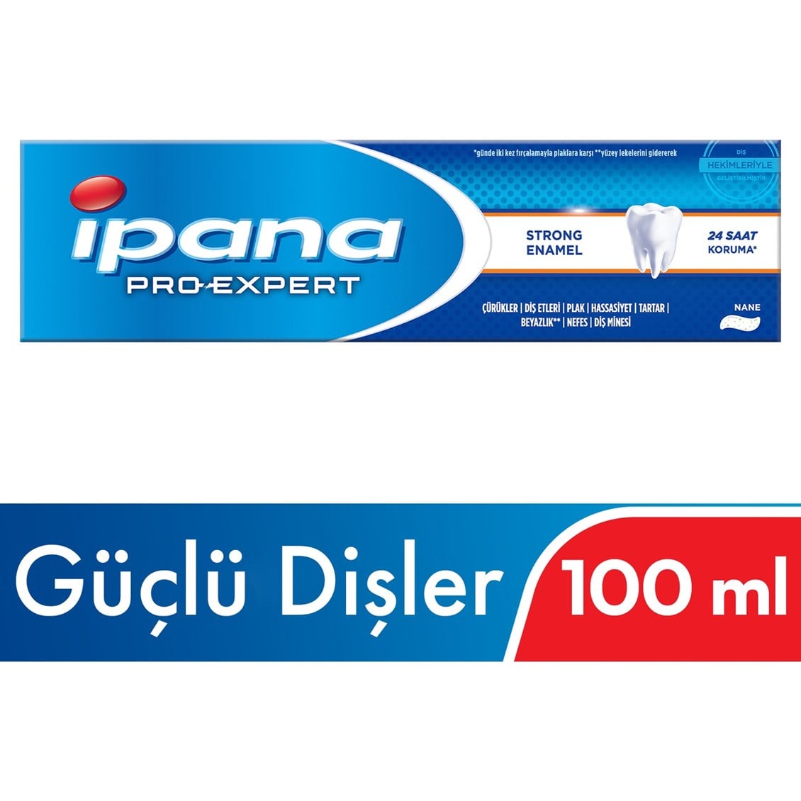 Ipana Diş Macunu Pro-Expert Güçlü Dişler Canlandırıcı Nane 100 ml