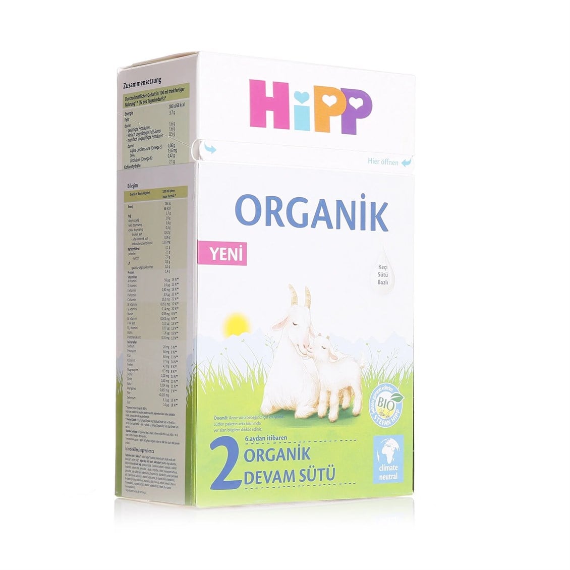Hipp 2 Organik Keçi Sütlü Devam Sütü 400 gr 6+ Ay
