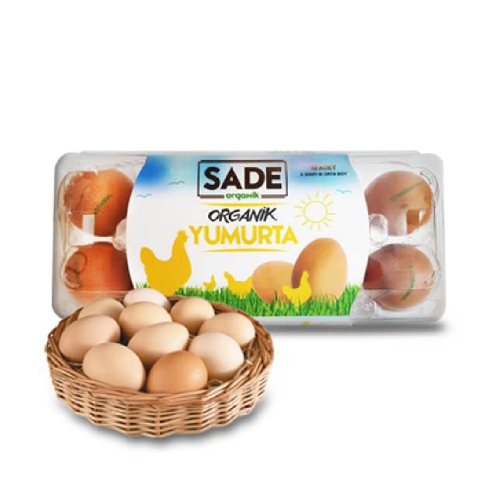 Sade Organik Yumurta 10'Lu 53-63 Gr