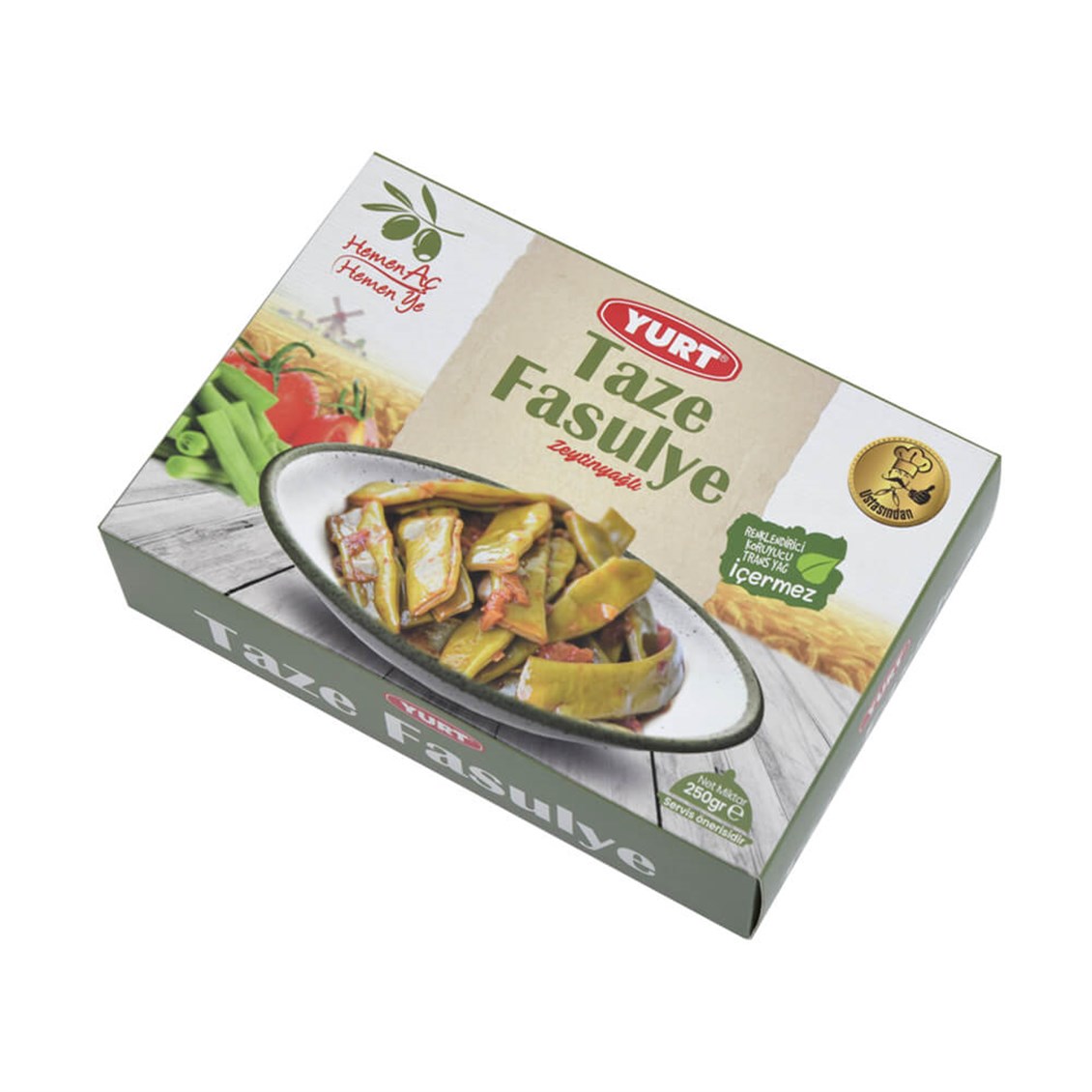 Yurt Zeytinyağlı Taze Fasulye 250 gr