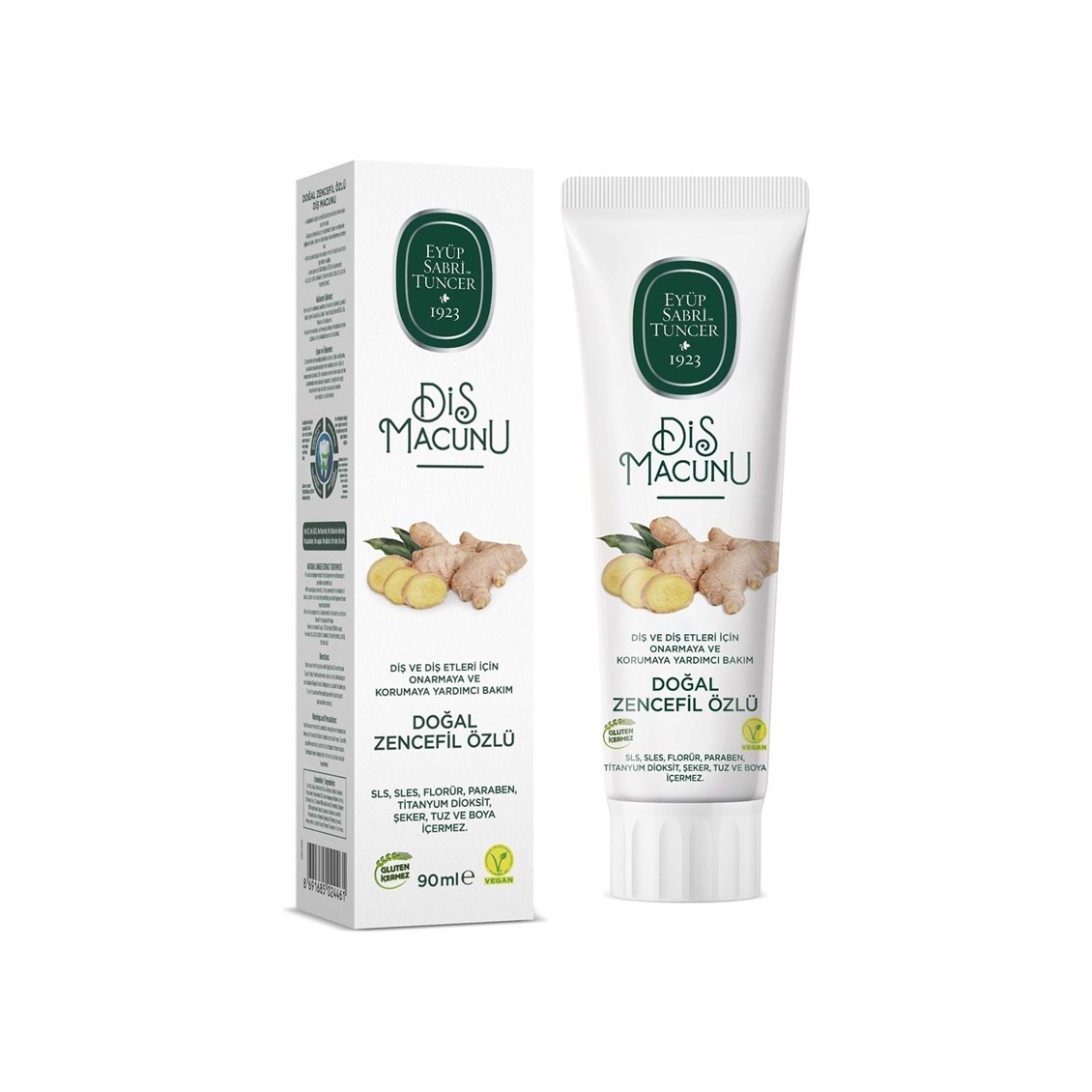 Eyüp Sabri Tuncer Diş Macunu 90 ml - Doğal Zencefil Özlü