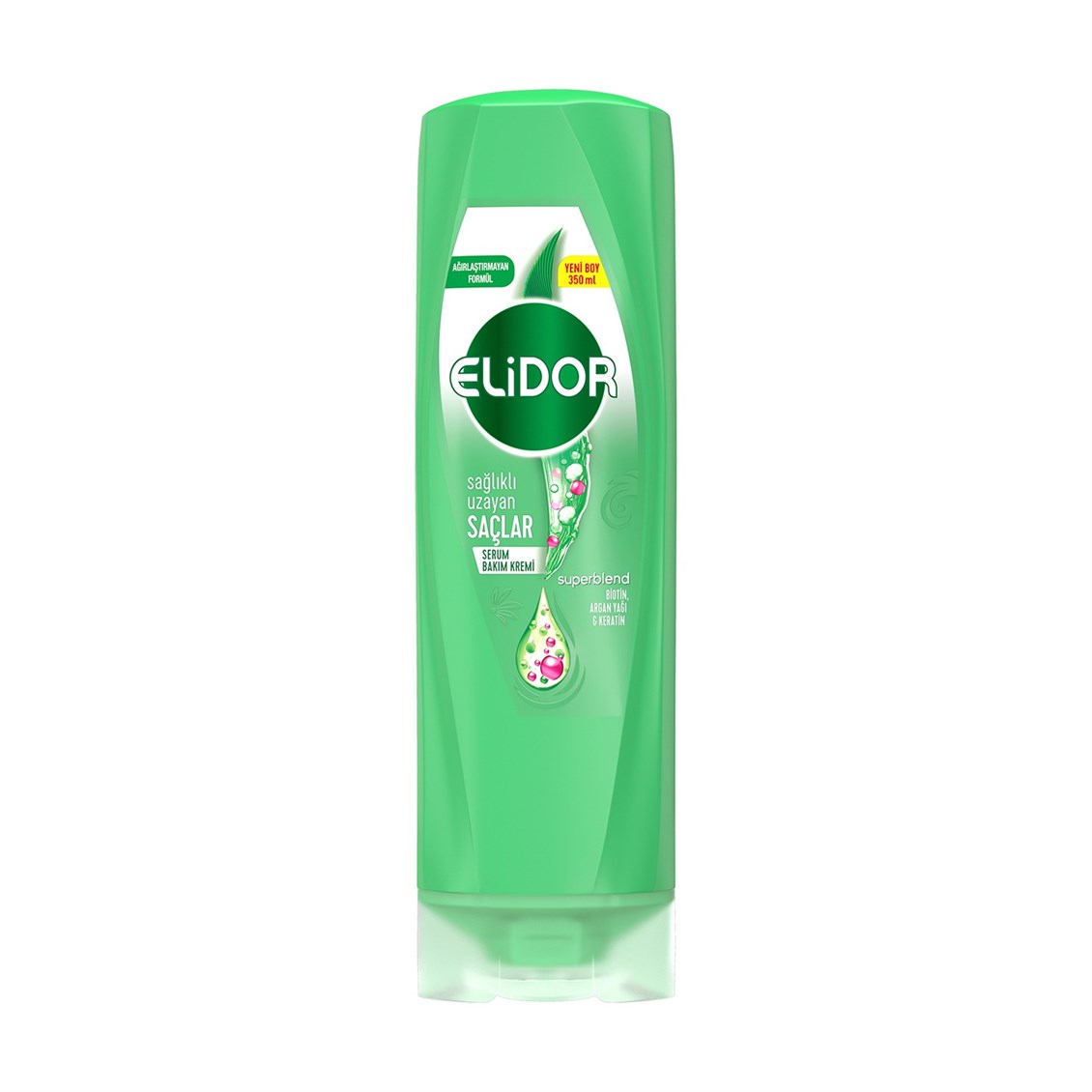 Elidor Superblend Serum Saç Bakım Kremi Sağlıklı Uzayan Saçlar Biotin Argan Yağı & Keratin 350 ml