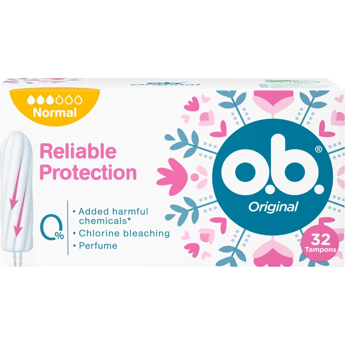 Ob Original Normal Tampon 32'li