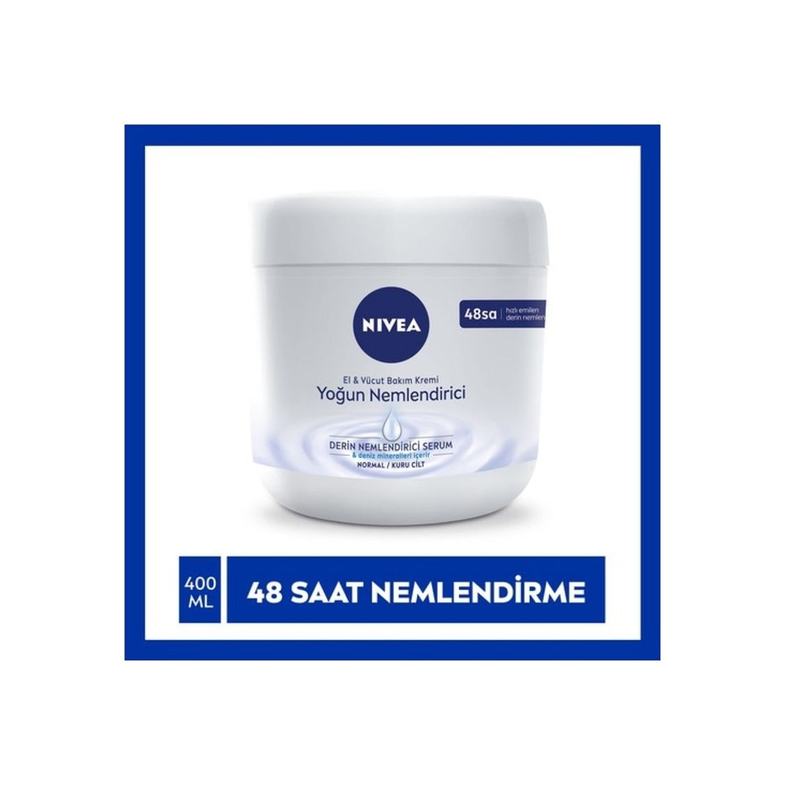 Nivea Yoğun Nemlendirici El & Vücut Bakım Kremi 400 ml