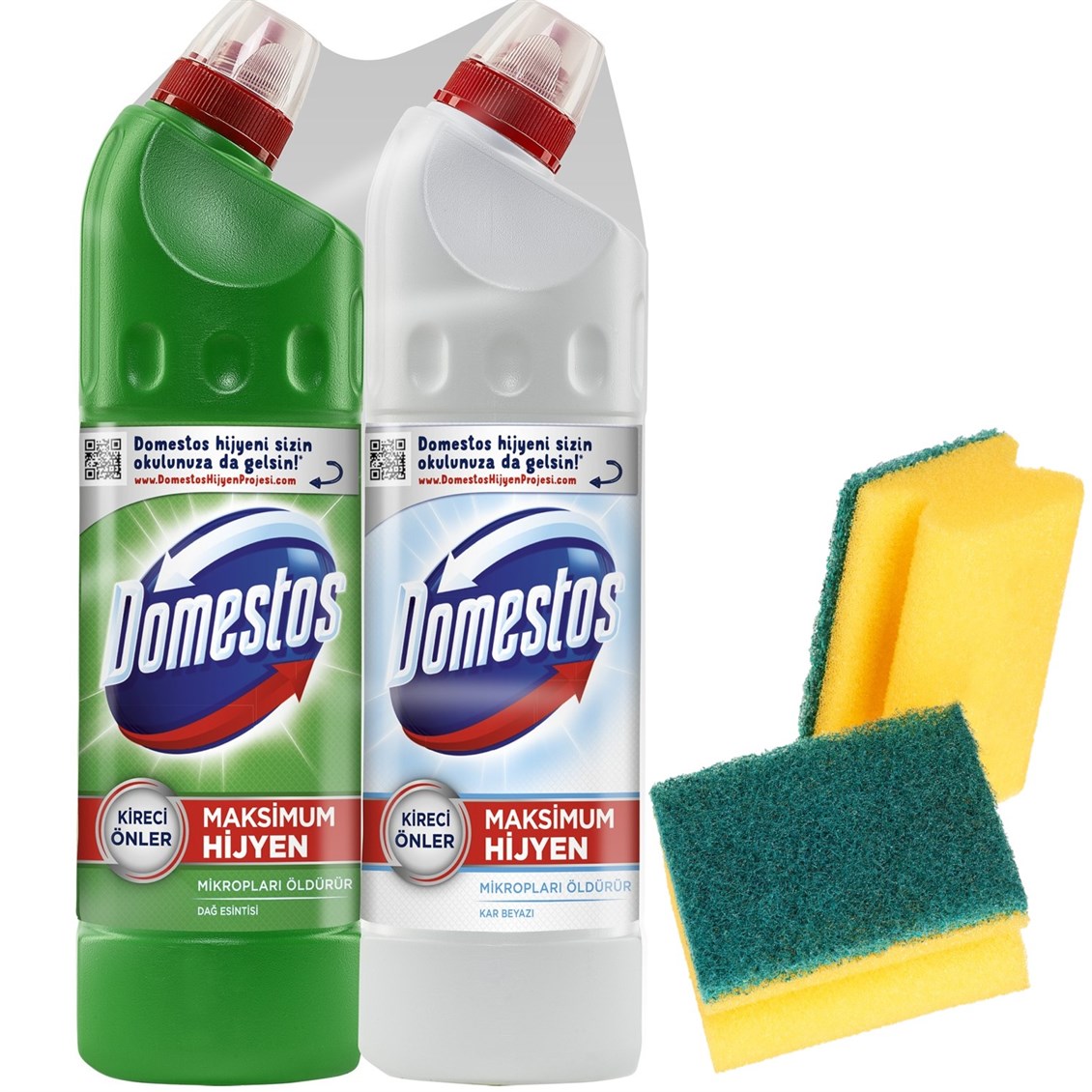 Domestos 750 ml + 750ml Sünger Hediyeli