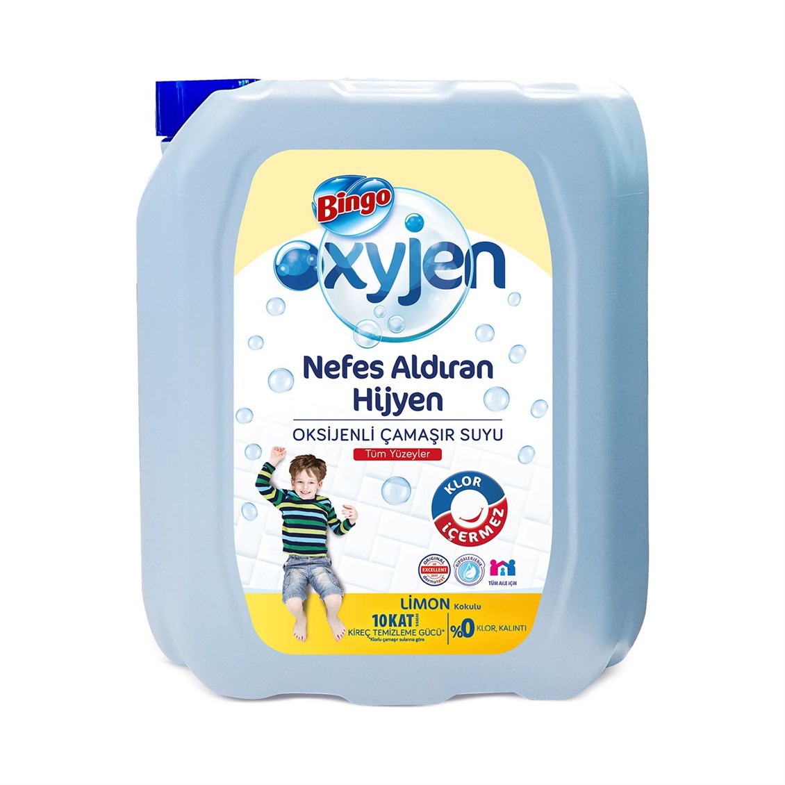 Bingo Oksijen Çamaşır Suyu Limon 3240 ml