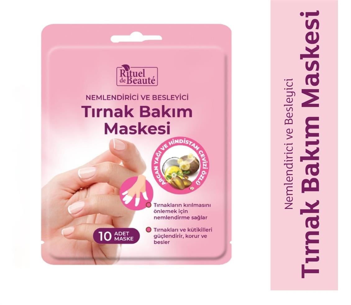 Rituel de Beaute Nemlendirici ve Besleyici Tırnak Bakım Maskesi 10'lu