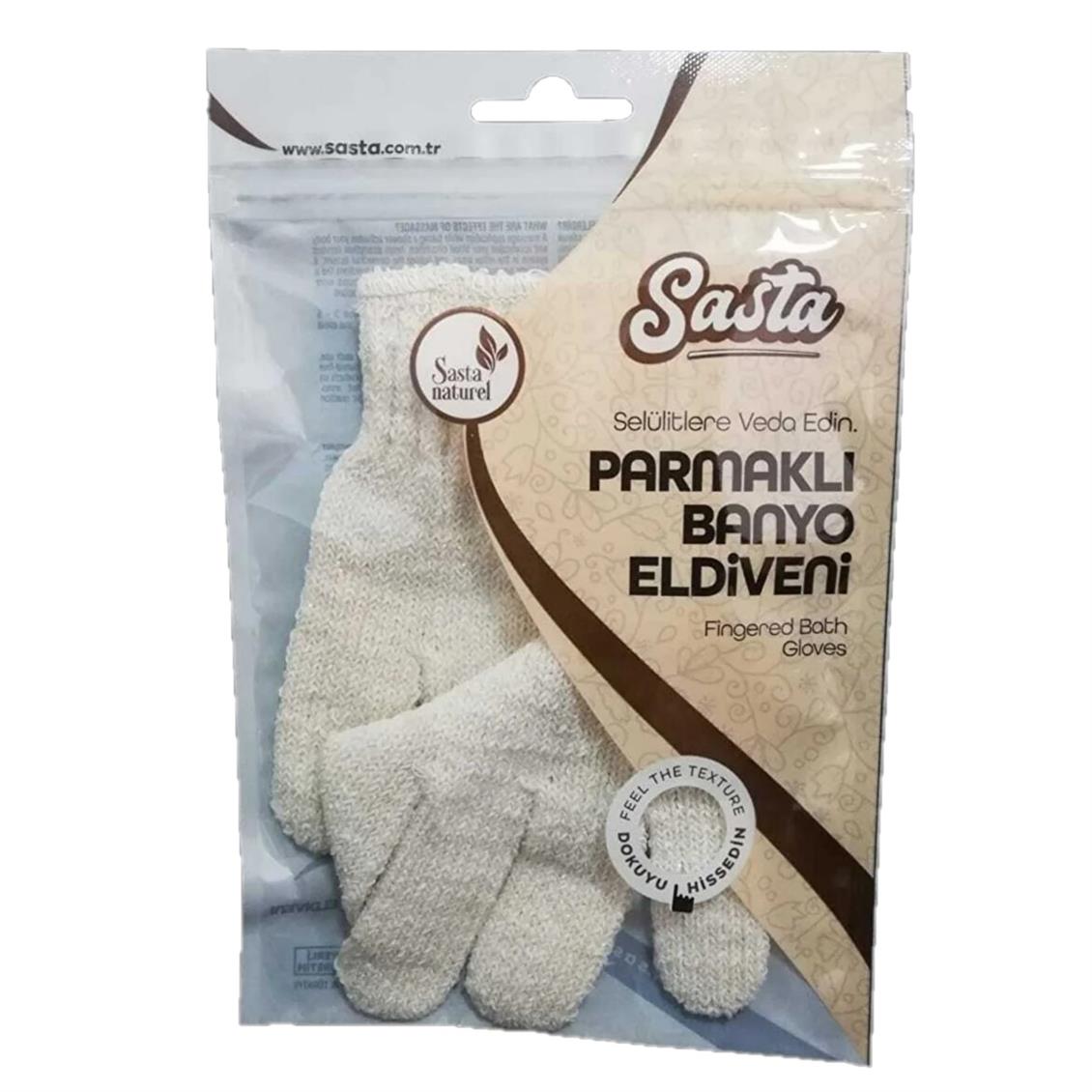 Sasta Parmaklı Banyo Eldiveni